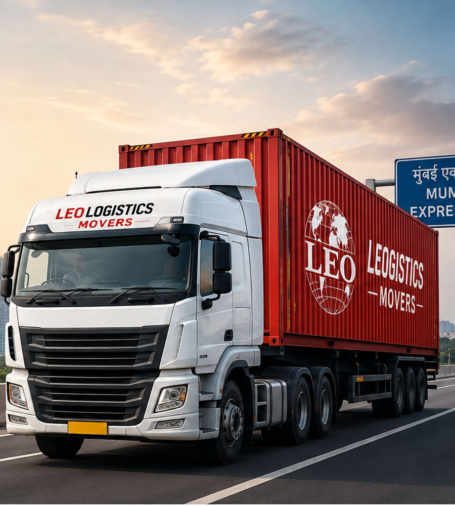 LEO Logistics Movers loading a delivery truck